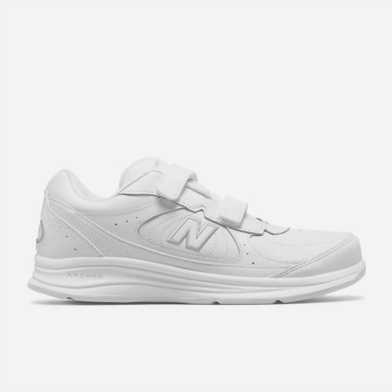 New New Balance Men's 577v1 Hook/Loop Walking Shoes In White